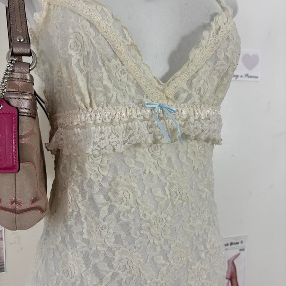 Hanky Panky White Lace Slip Dress – Size S - Picture 8 of 8